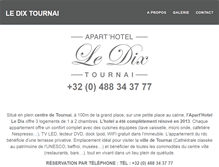 Tablet Screenshot of ledixtournai.com